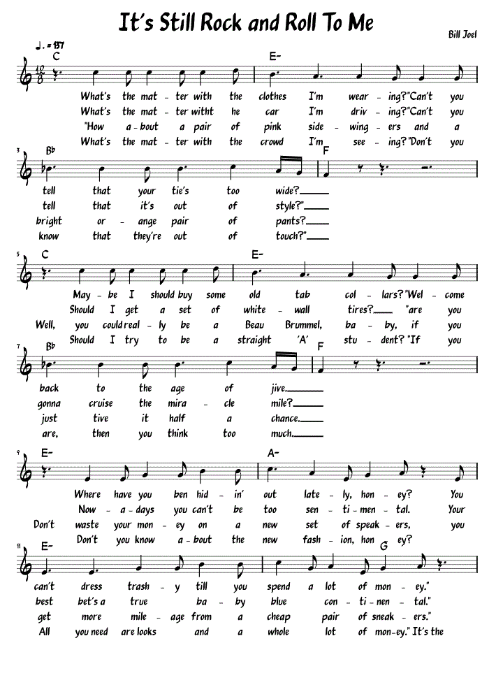 Sheet Music